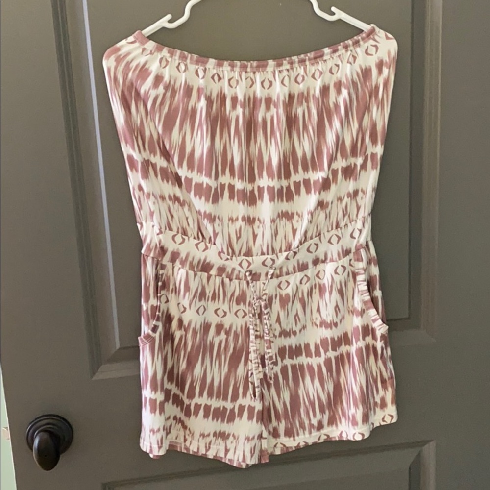 Tribal patterned romper!